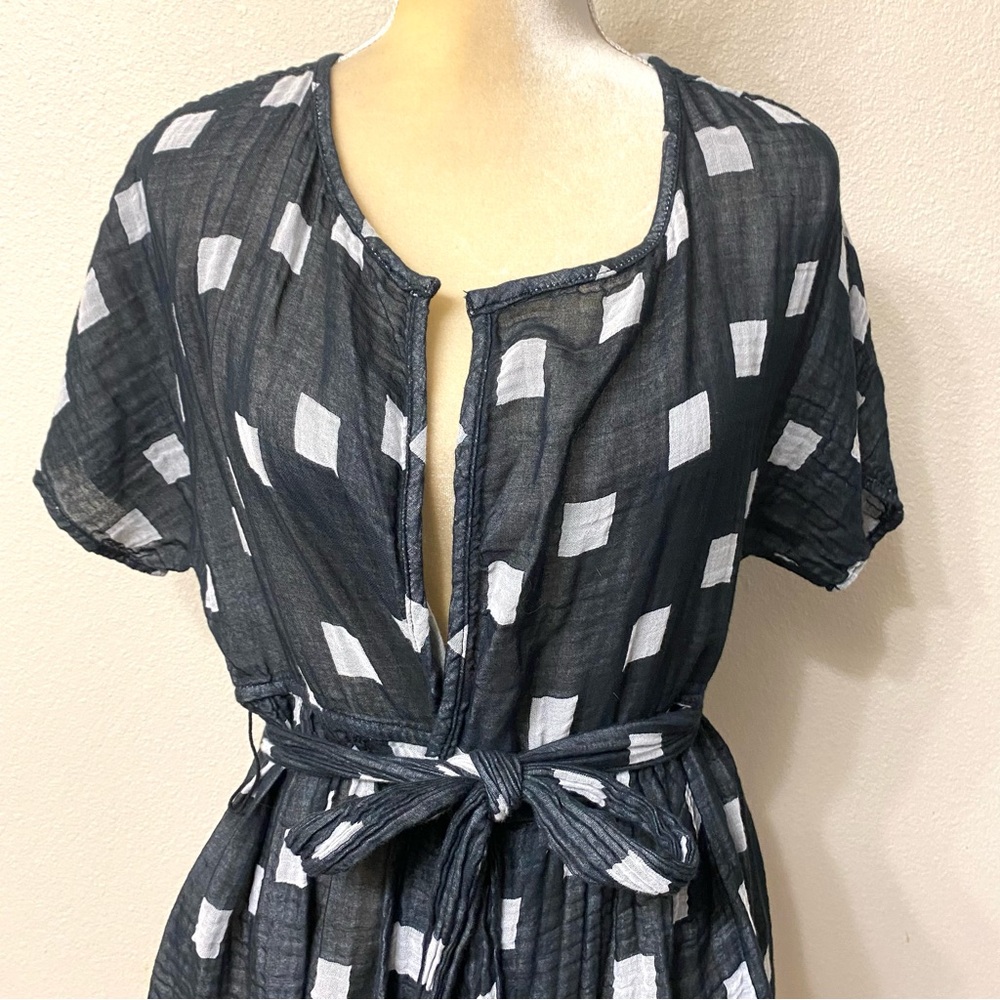 Ace & Jig Reversible Duo Cardi in Black Hopscotch - Picture 4 of 9